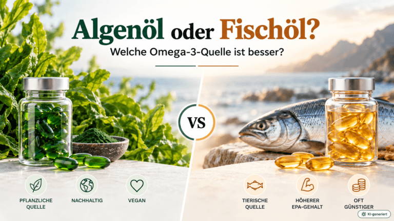 Algenöl oder Fischöl: Welche Omega-3-Quelle ist besser?